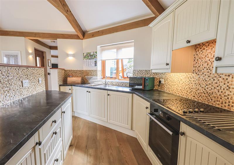 This is the kitchen at Oversands Cottage, Grange-Over-Sands