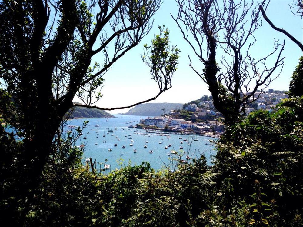 Salcombe from snapes point, a scenic walk a short drive away at Oversteps House in , Salcombe