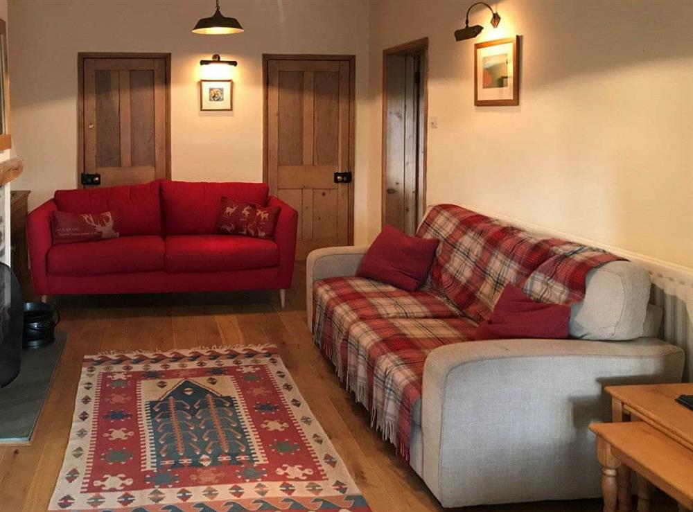 Living room at Overwater Lodge in Wigton, Cumbria