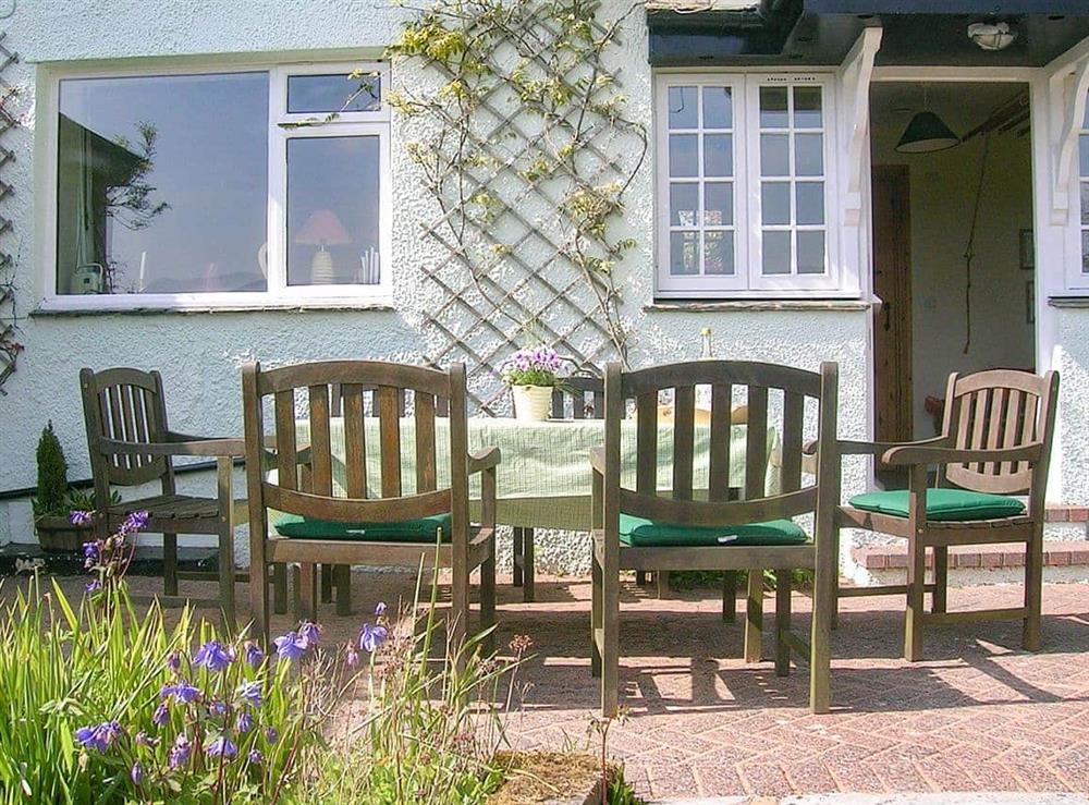 Wonderful outdoor entertaining space at Overwater Lodge in Wigton, Cumbria