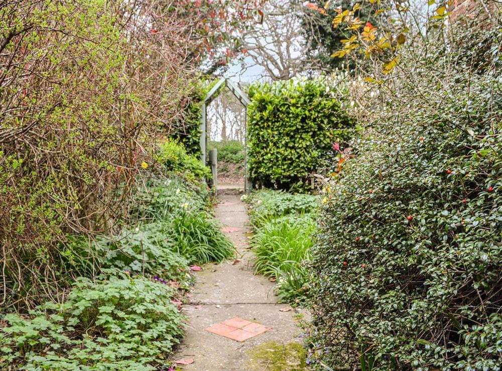 Garden at Owl Barn in Sidestrand, near Cromer, Norfolk