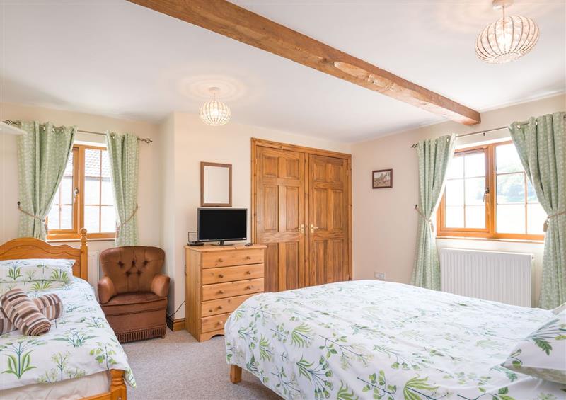 One of the 3 bedrooms at Owl Barn, Woolhope