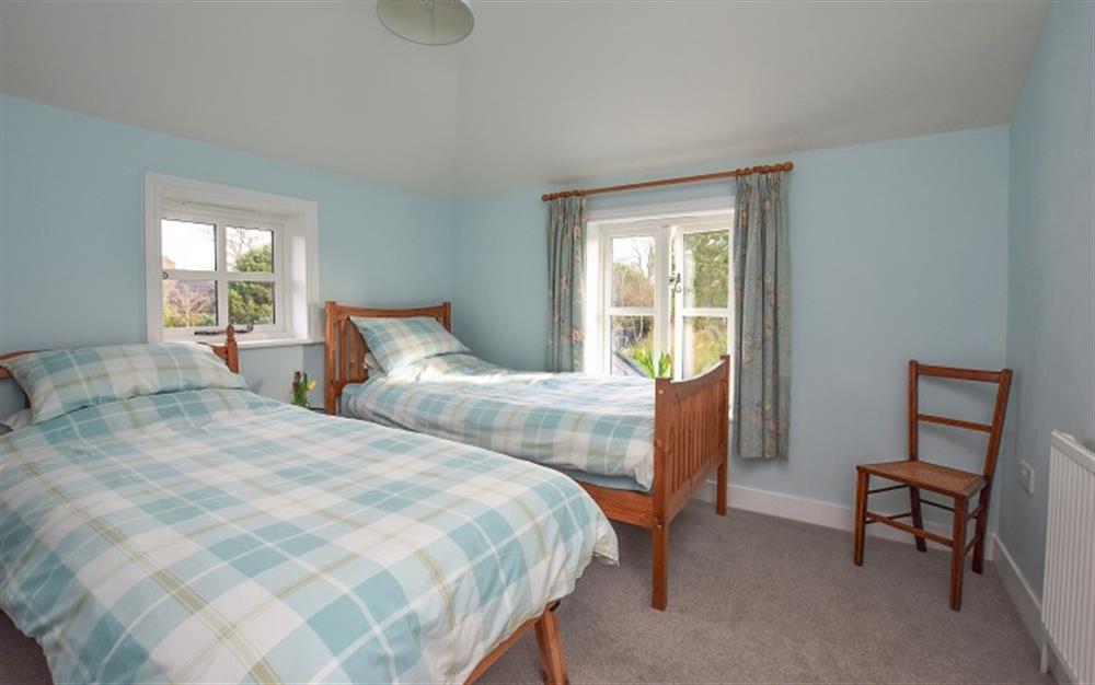 One of the bedrooms at Owl Cottage in Brockenhurst