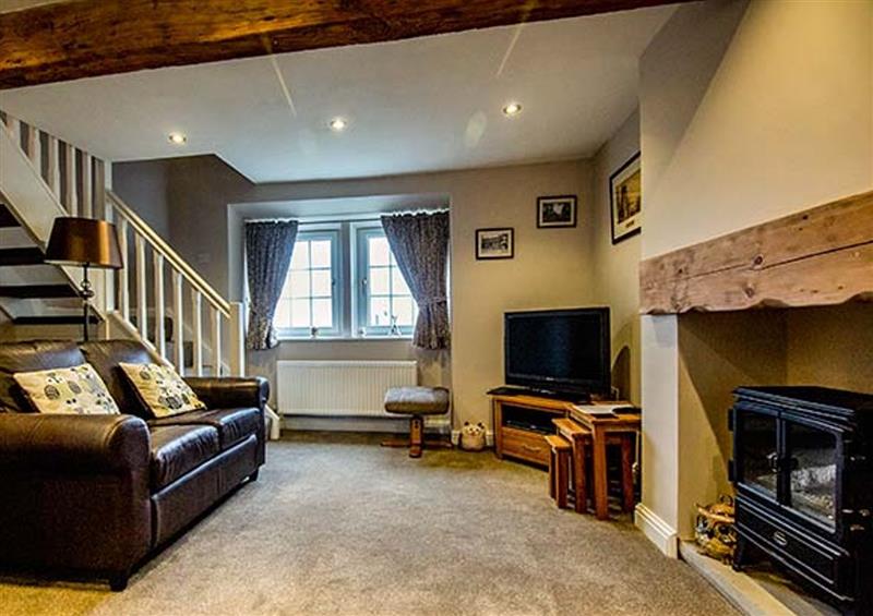 The living room at Owl Cottage, Haworth