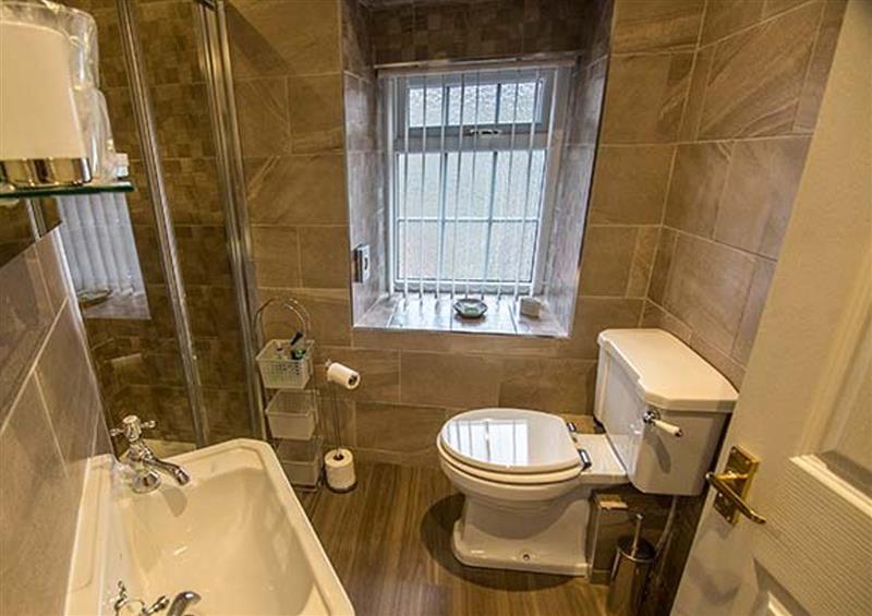 This is the bathroom at Owl Cottage, Haworth