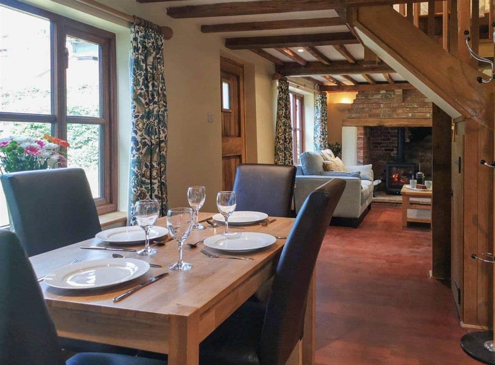 Dining Area at Owl Cottage in Hemblington, near Norwich, Essex