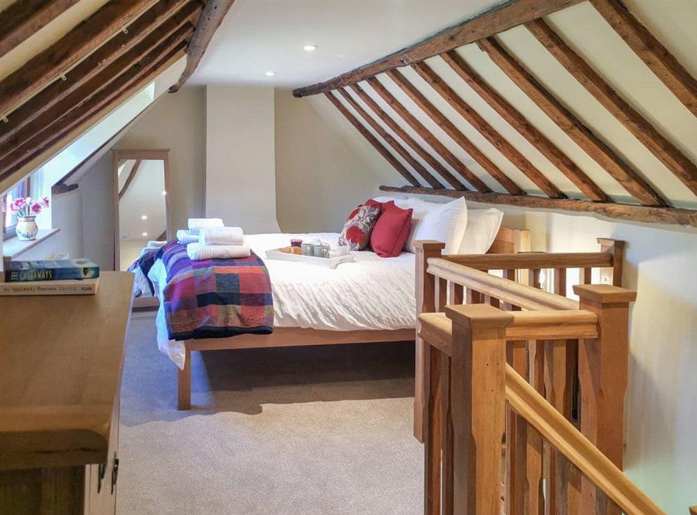 Double bedroom at Owl Cottage in Hemblington, near Norwich, Essex
