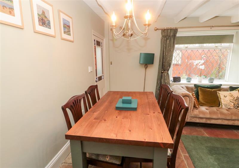 This is the dining room at Owl Cottage, Morpeth
