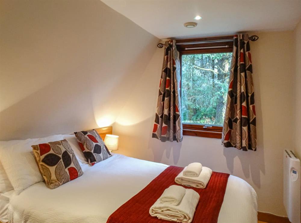 Double bedroom at Owl Lodge in Invergarry, near Fort Augustus, Inverness-Shire
