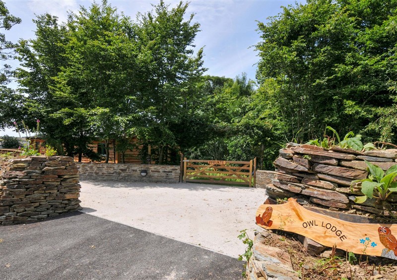 Enjoy the garden at Owl Lodge, Menheniot