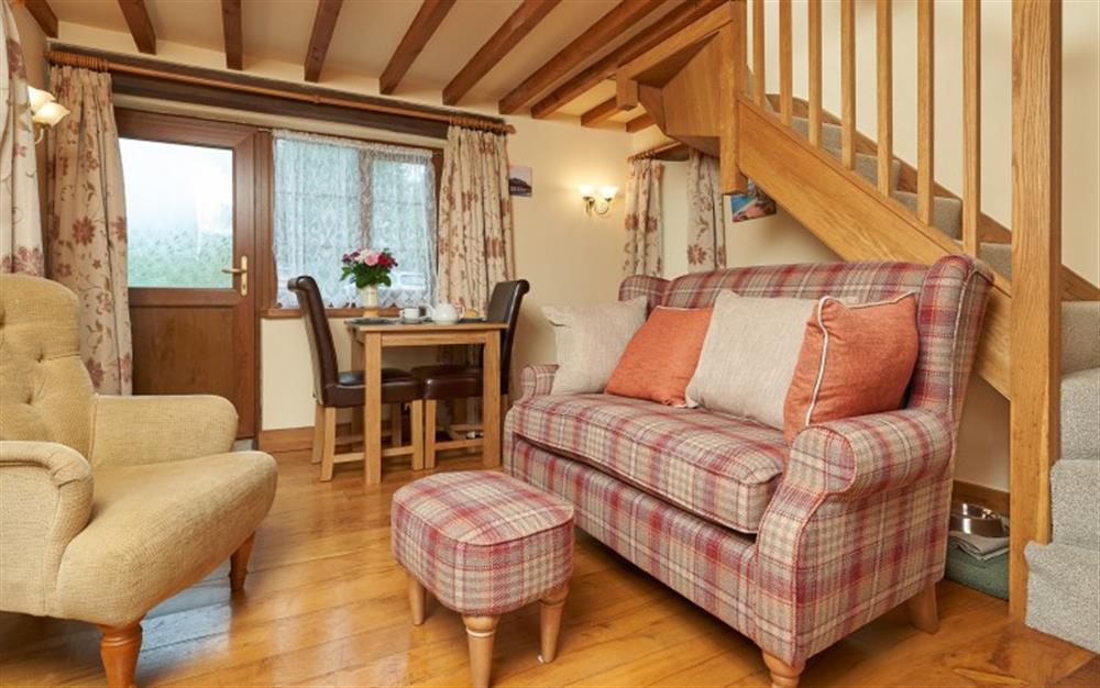 Cosy up in this delightful little cottage. at Owlacombe Cottage in Slapton