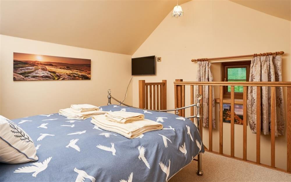 Lie in bed and look over the fields. at Owlacombe Cottage in Slapton