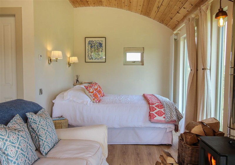 Bedroom at Owls Hollow, Chapel Lawn near Clun