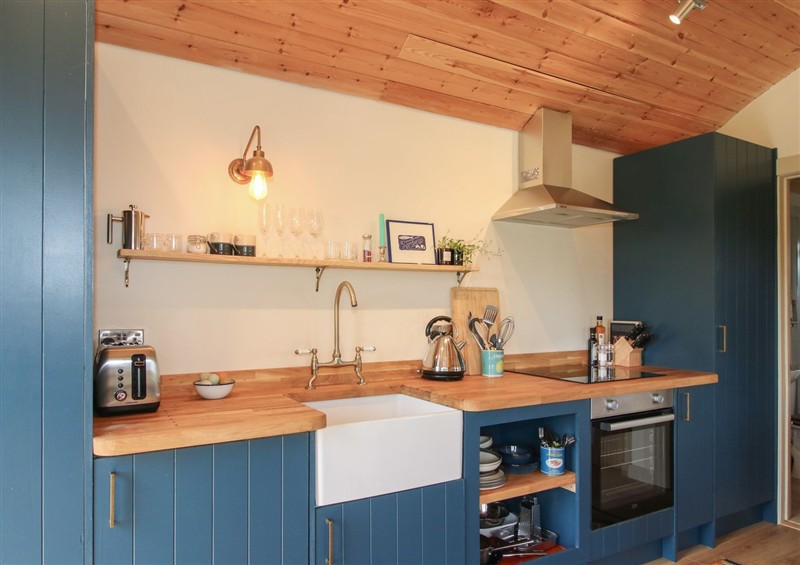 Kitchen at Owls Hollow, Chapel Lawn near Clun