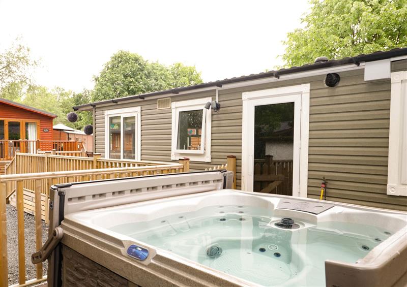 There is a swimming pool at Owls Nook Lodge, Langdale 9