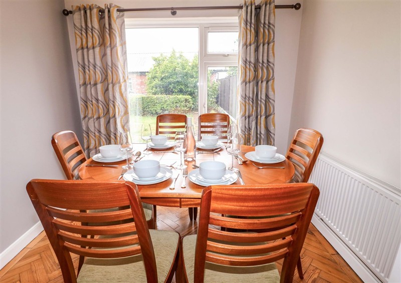 Dining room at Oxcroft View, Oxcroft near Bolsover