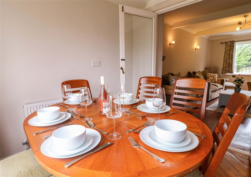 The dining area at Oxcroft View, Oxcroft near Bolsover