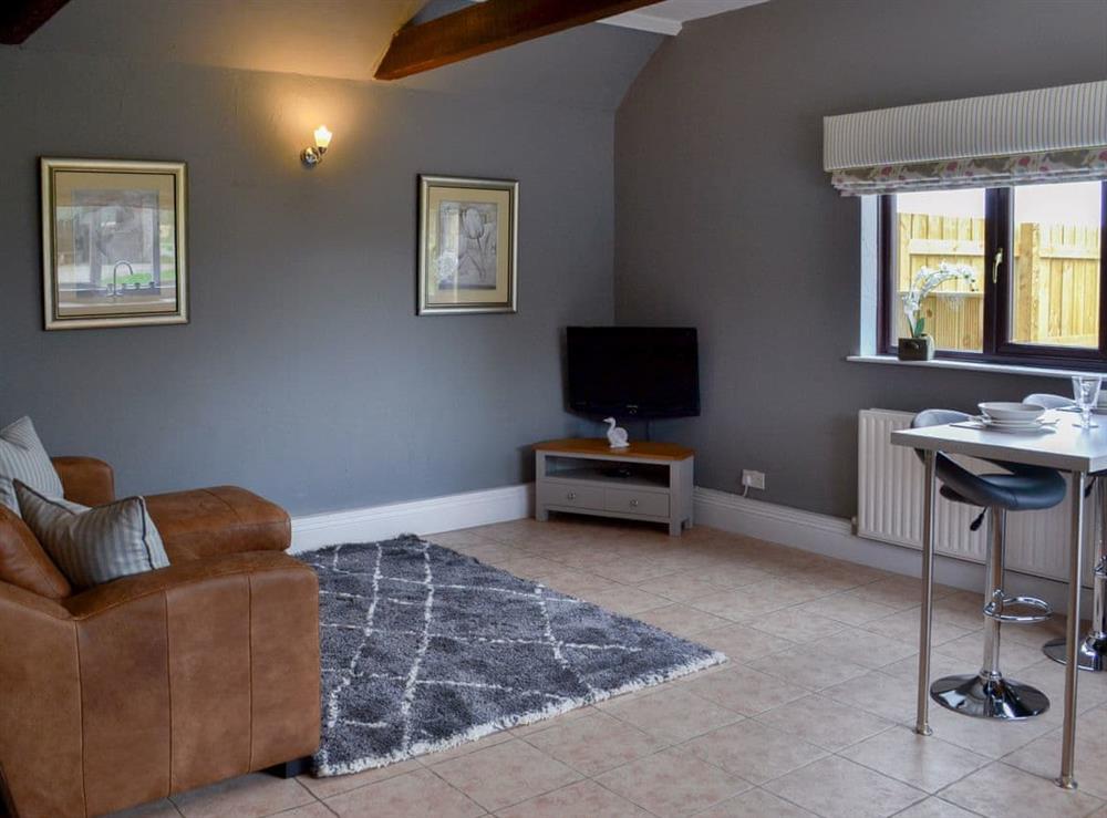 Living area at Oxley Cottage in Habertoft, Lincolnshire