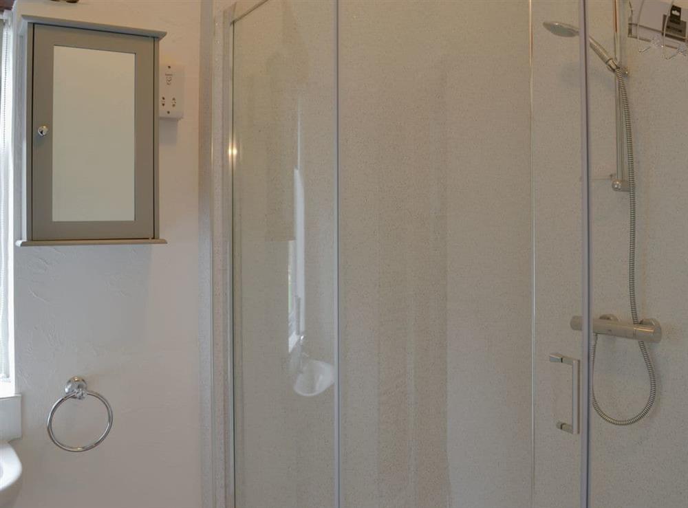 Shower room at Oxley Cottage in Habertoft, Lincolnshire