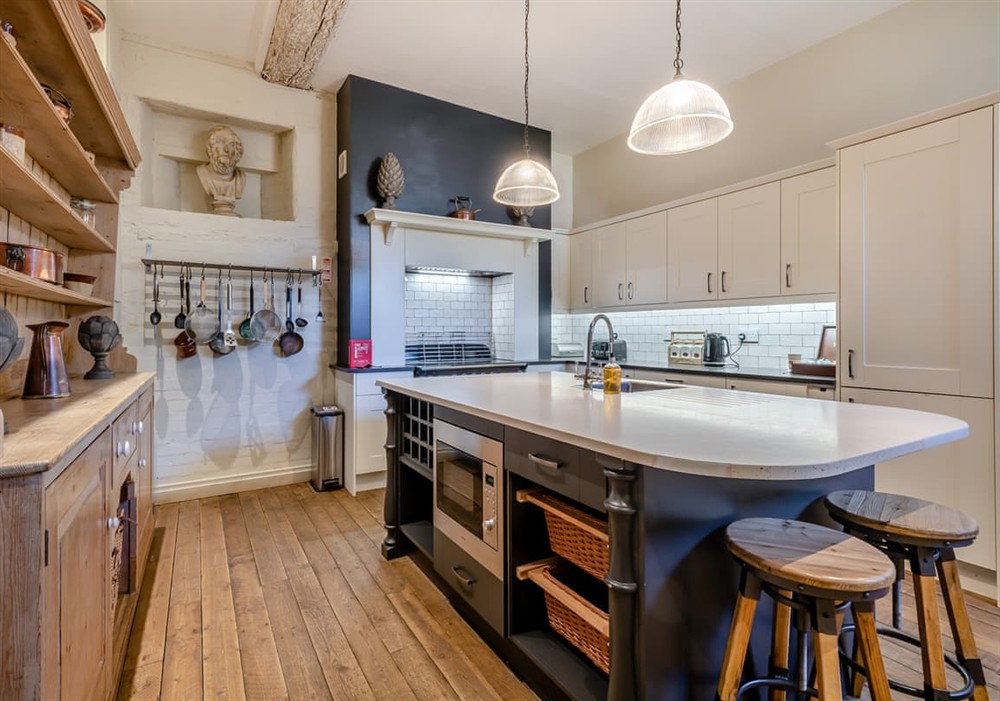 Kitchen at Oxnead Hall in Oxnead, near Brampton, Norfolk
