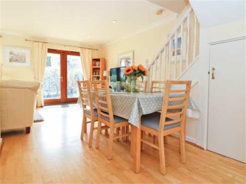 Dining room at Oyster Cottage, Falmouth, Cornwall