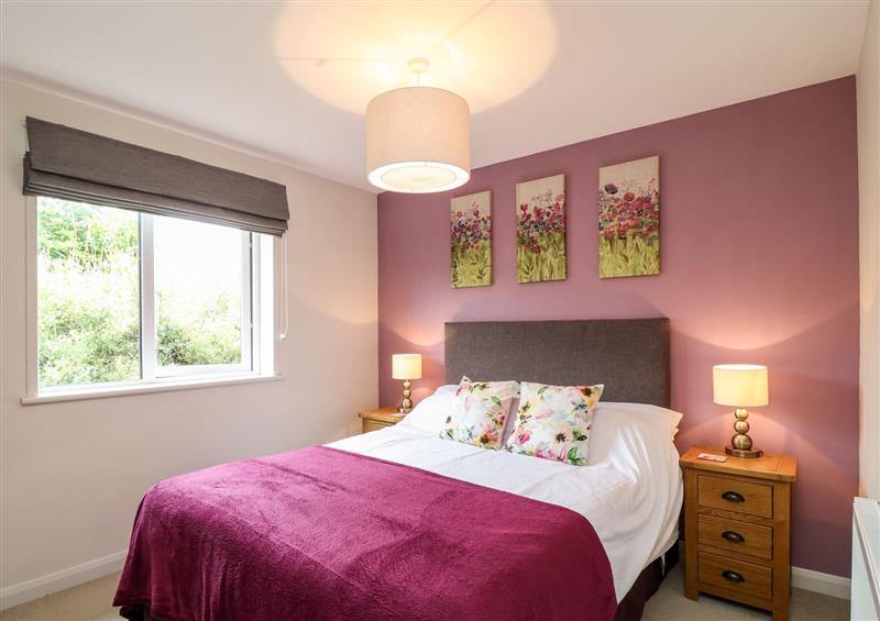 One of the bedrooms at Oyster Lodge, Newton Ferrers