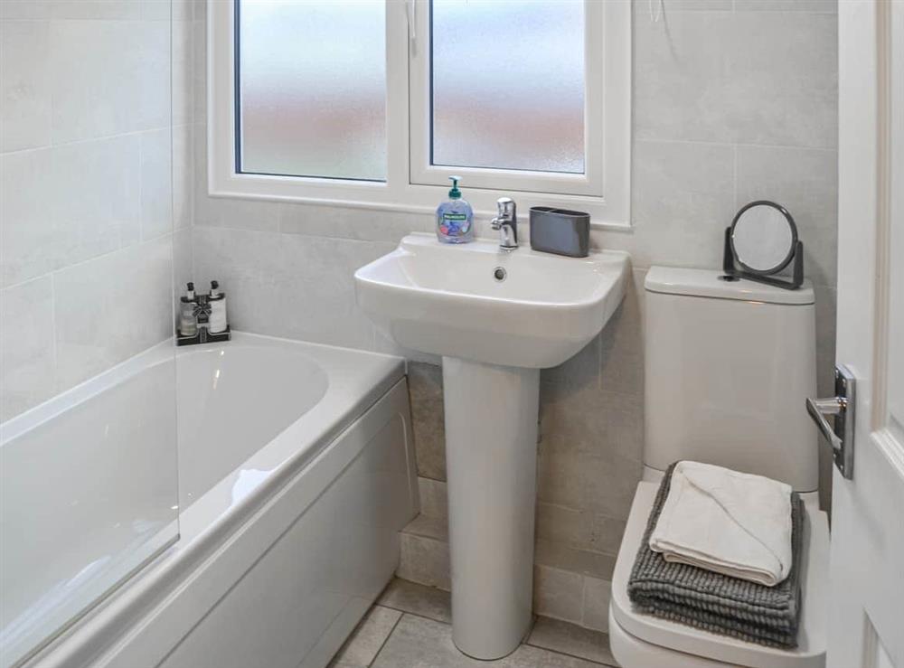 Bathroom at Oyster Retreat in Amble, Northumberland