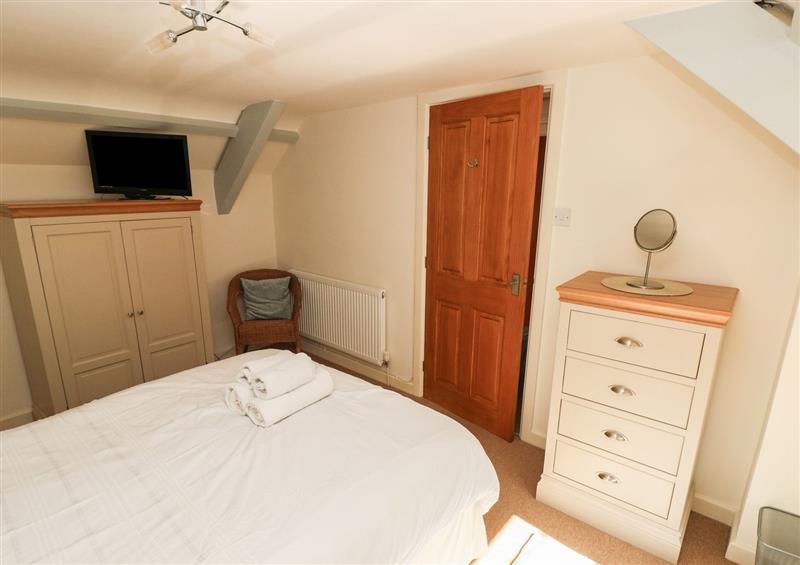 One of the bedrooms at Oysterbank Cottage, Llangwm