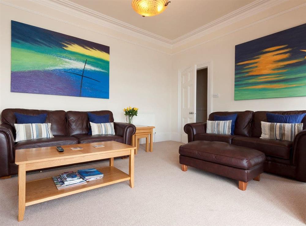 Comfortable living room with superb water views (photo 3) at Oystercatcher  in Dartmouth, Devon