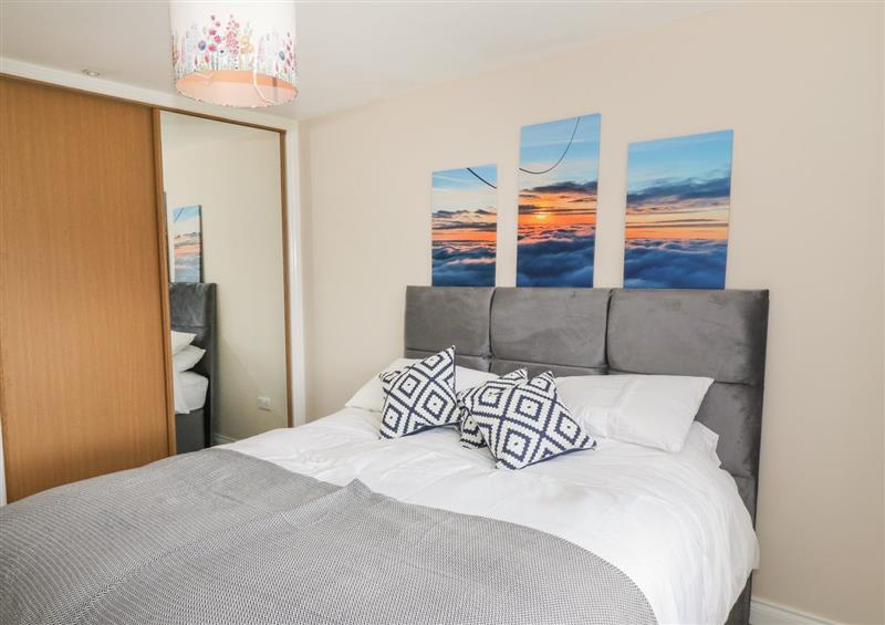 One of the 2 bedrooms at Oystercatcher, Drummore