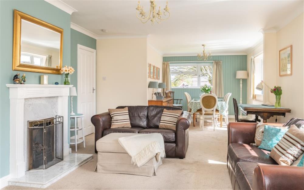Relax in the living area at Oystercatchers, 5 Newenham Road in Lymington