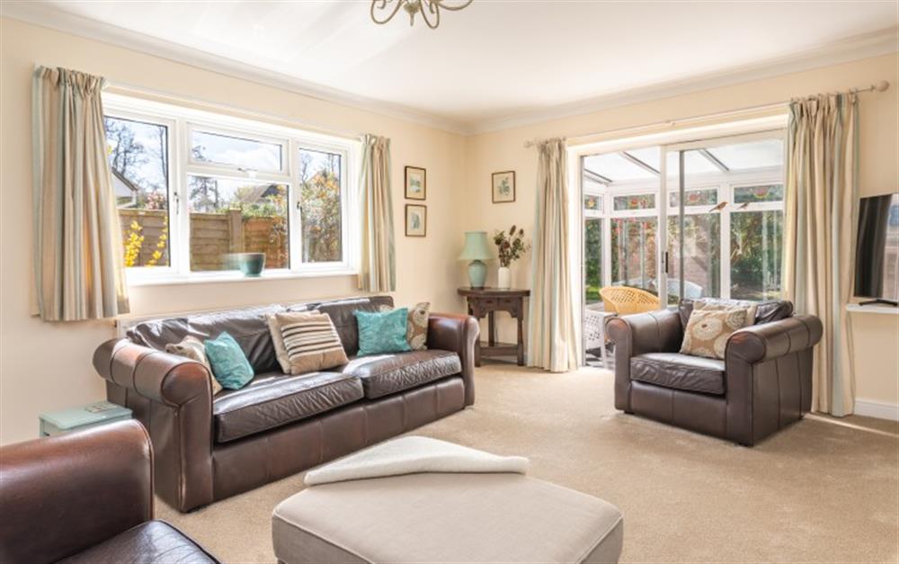The living area at Oystercatchers, 5 Newenham Road in Lymington