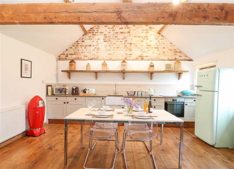 This is the kitchen at Packway Barn, Halesworth