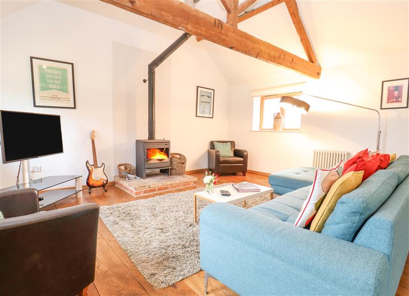 This is the living room at Packway Barn, Halesworth