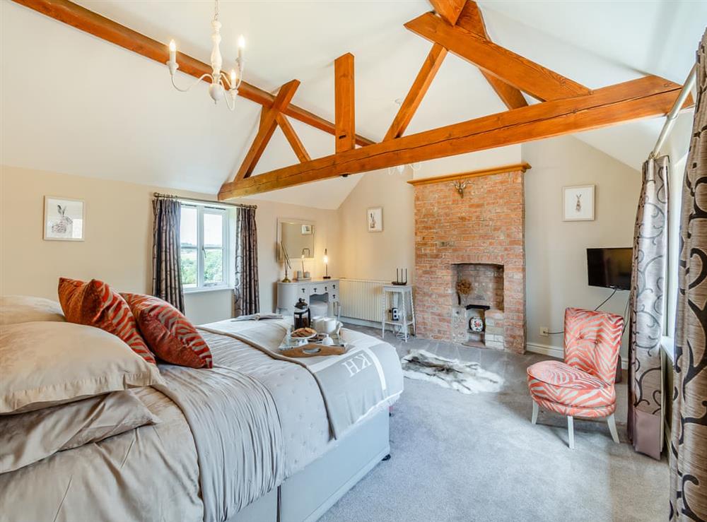 Double bedroom at Paddock Cottage in Thorpe Arnold, Near Melton Mowbray, Leicestershire