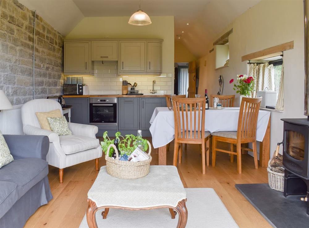 Open plan living space at Paddock View in Knole, near Langport., Somerset