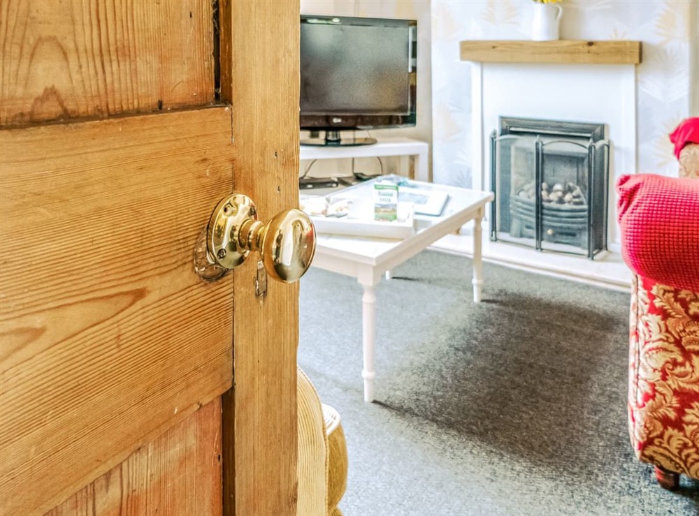 Living room at Painters Cottage in Matlock Bath, Derbyshire