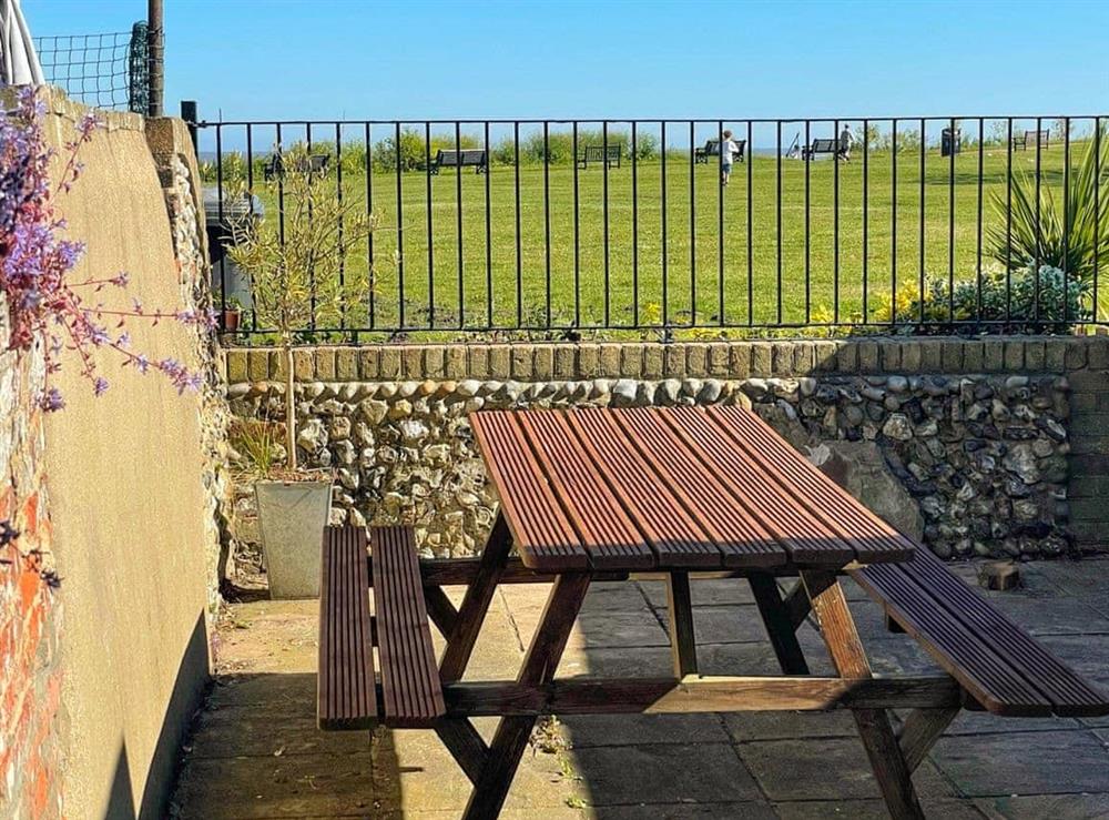 Outdoor area at Pakefield Cottage in Lowestoft, Suffolk