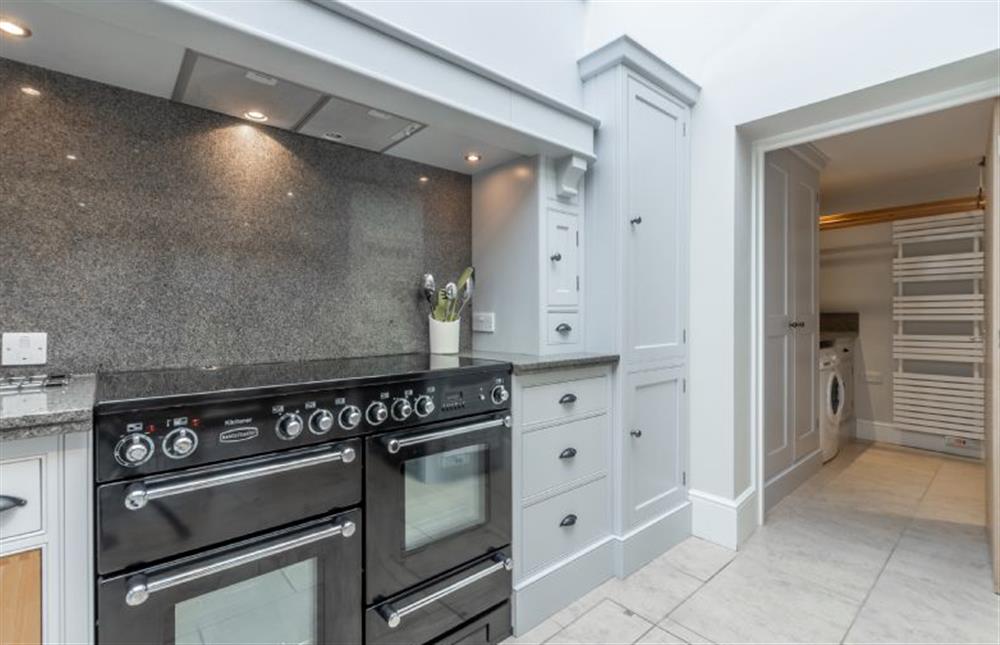 Ground floor: Beautiful hand-built kitchen at Palgrave Barn, Burnham Market near Kings Lynn