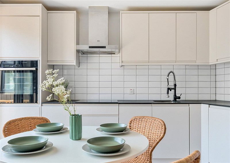 The kitchen at Palm House, Newquay