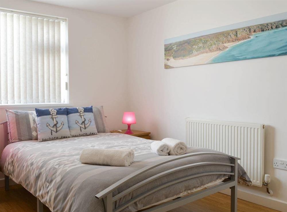 Peaceful double bedroom at Palm Villa in Porth, near Newquay, Cornwall