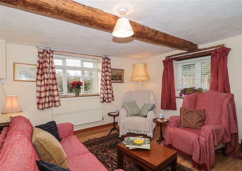 This is the living room at Palmers Green Cottage, Hatch Beauchamp near Wrantage
