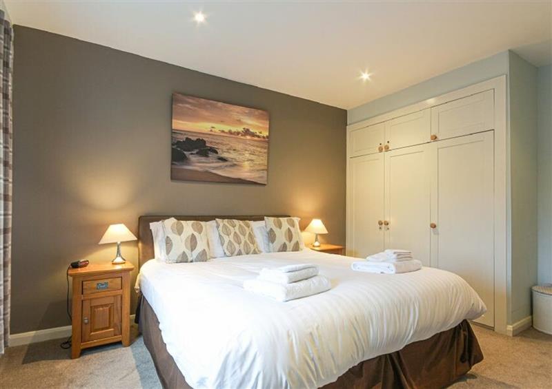 One of the bedrooms at Palmers Rest, Beadnell