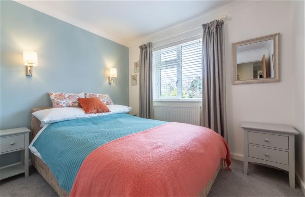 Palmstone: Bedroom two with a double bed and a built in wardrobe  at Palmstone, Heacham near Kings Lynn
