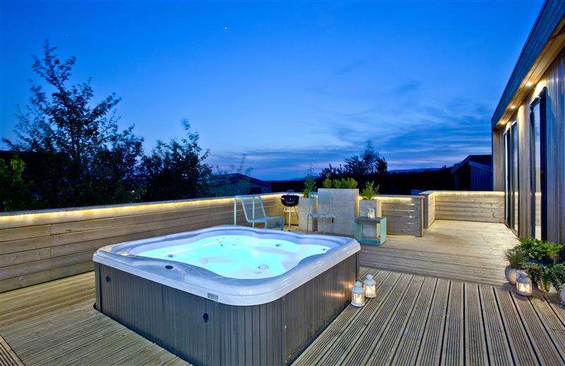 There is a hot tub at 
