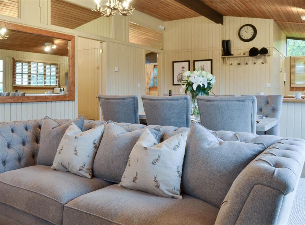 Spacious open-plan living area at Pampita Lodge in Beverley, North Humberside