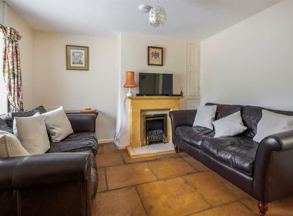 Living area at Pams Cottage in Cheltenham, Gloucestershire