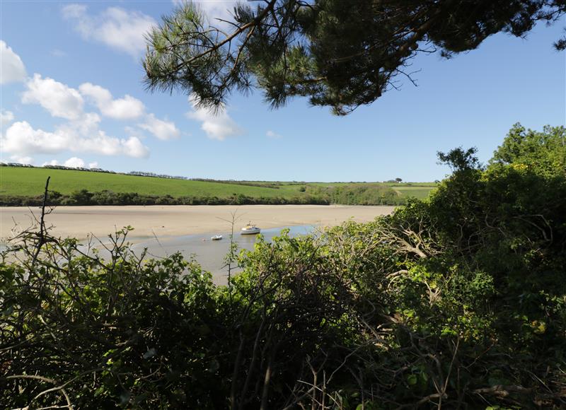 The setting around Pams Place at Pams Place, Crantock