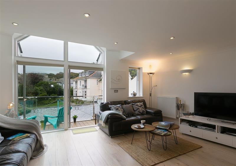 Relax in the living area at Panacea, St Ives