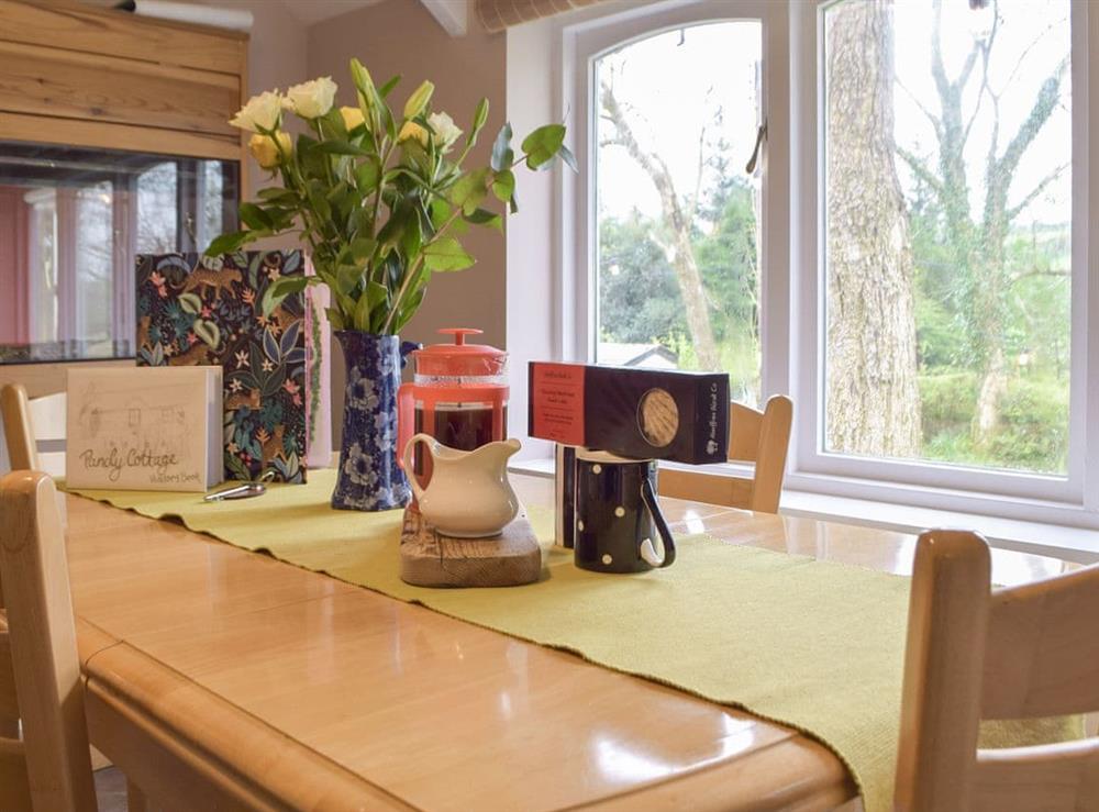 Dining Area at Pandy Cottage in Cribyn, Cardigan and Ceredigion, Dyfed